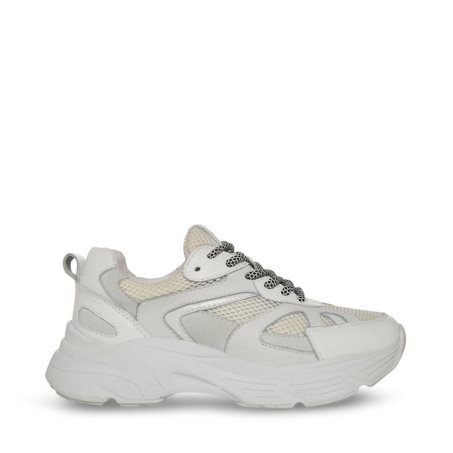 White Steve Madden Dia Women's Sneakers | PH 5190JPZ